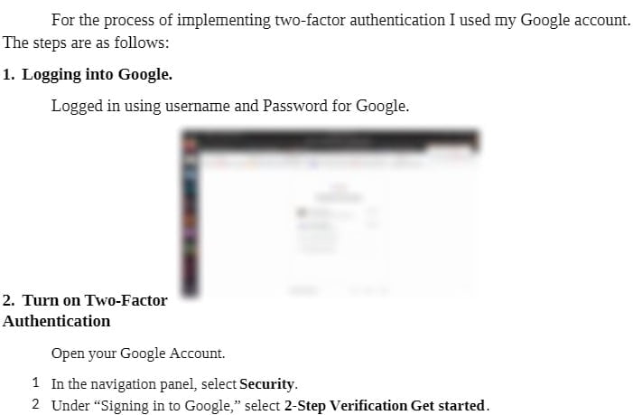 CMIT 140 CMIT140 CMIT/140 Week 3: Assignment- Two-Factor Authentication.odt