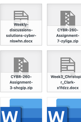 New Solution: CYBR-260 Assignment: Security Scripting with Python CYBR-260 Assignment